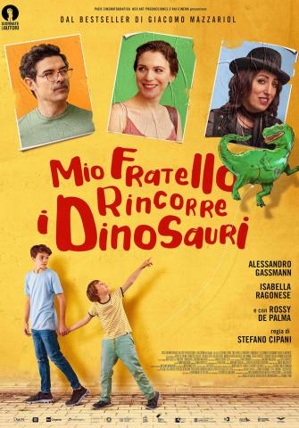 Plakat filmu mój brat ściga dinozaury