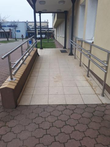 Podjazd do Domu Studenta nr 1 (DS.1)