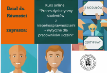 kafelek Proces dydaktyczny studentów z niepełnosprawnościami