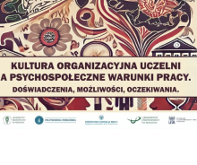 plakat konferencji nt. kultury organizacyjnej uczelni