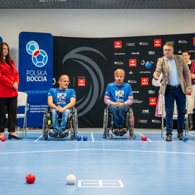 Pokaz boccii podczas otwarcia CSON
