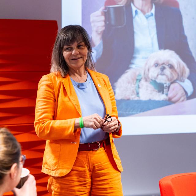 Ewa Więcek-Janka podczas warsztatów 