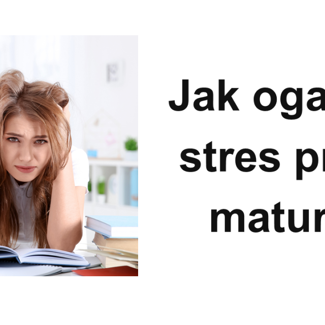 plansza tytułowa Ogarnij stres przed maturą